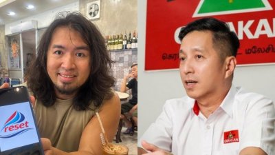 周圣栋（左）及胡栋强呼吁政府，在处理养猪业污染问题时，应兼顾环境治理、食品供应及人民生计。