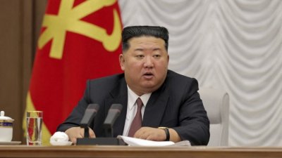 最新一波金正恩死讯在社媒疯传。（图片取自朝中社/法新社）