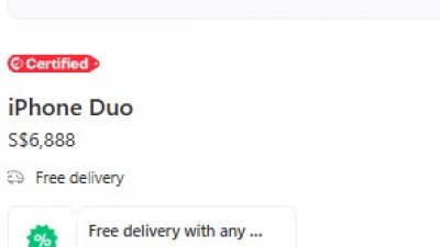 二手交易平台Carousell出现700多则iPhone Duo相关贩售贴文，其中，2TB机型则开价6888新元，比原价高出1989新元（约6358令吉68仙）。