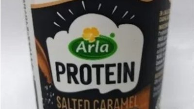 200克装Arla海盐焦糖口味蛋白布丁疑含有玻璃碎片而被召回。