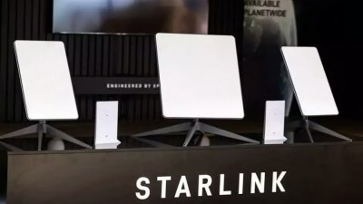 美国科技巨头马斯克旗下“星链”卫星互联网服务。（图取自法新社档案照）