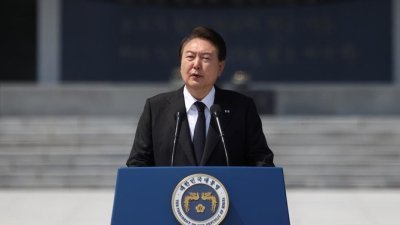 尹锡悦  韩国总统 （图取自法新社档案照）