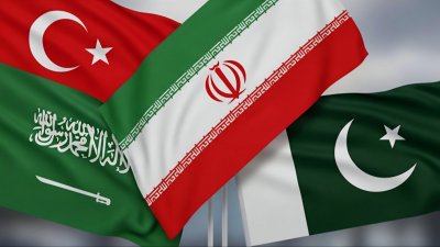 伊朗最高国家安全委员会副秘书卡尼证实，沙地阿拉伯防长哈立德、巴基斯坦陆军参谋长穆尼尔将军和土耳其情报局局长卡林将于周一在德黑兰与伊朗最高国家安全委员会秘书雷扎伊举行区域安全会谈。（图取自X／@iraninmalaysia）